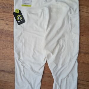 NWT Champion White Capri Leggings SIZE XL
